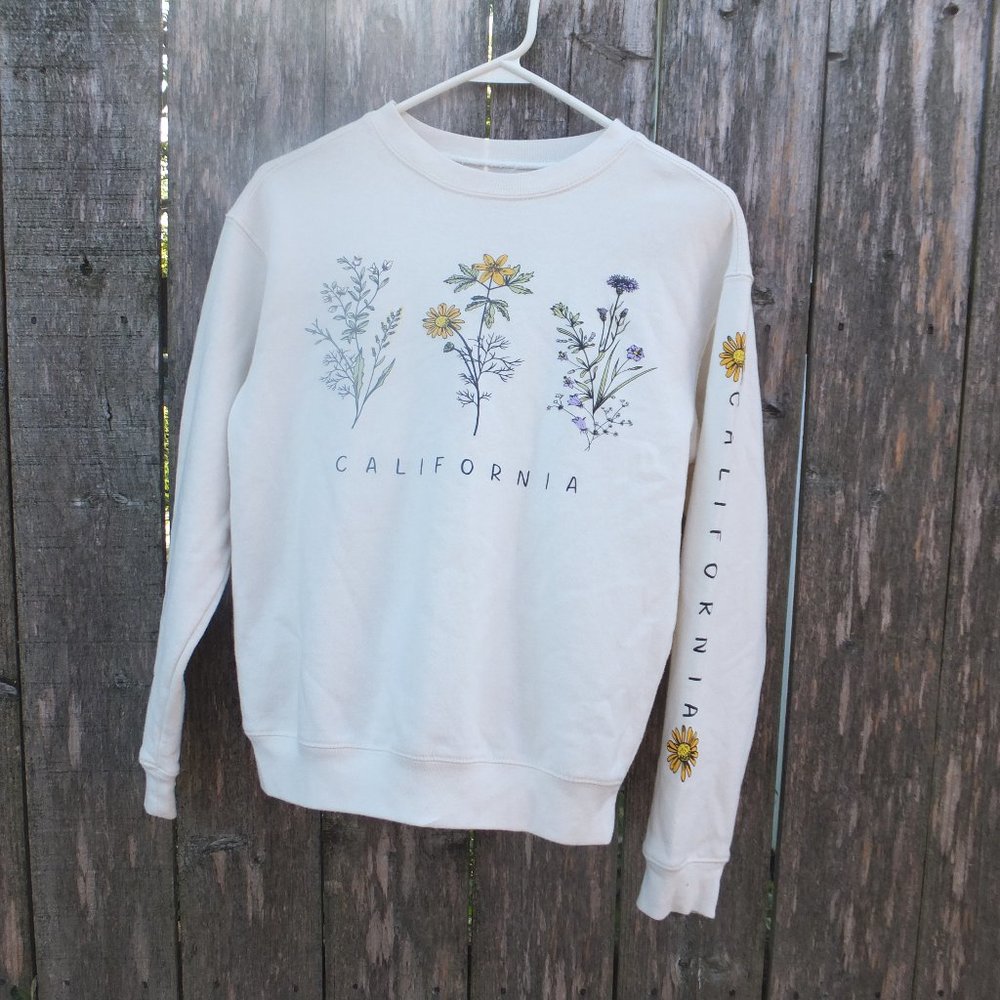 Gold Crush Longsleeved California Sweatshirt | Size XS